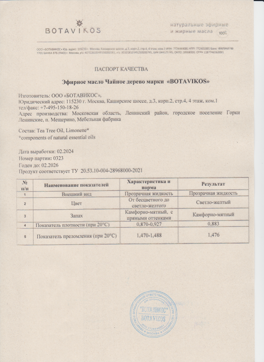 Паспорт №022024